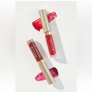 Stila “Red‑y To Rumble” Liquid Lipstick Duo‎ Gift Set NWT